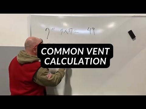 Common Vent Calculation