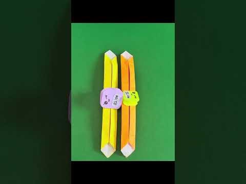 How to make easy paper watch || Box paper Watch || Paper watch || DIY school craft