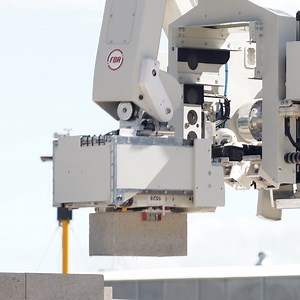 The robot, called Hadrian X, just completed its first outdoor build. | In The Know