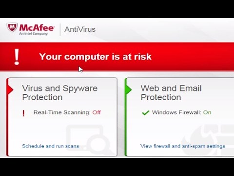 How To Disable and Enable McAfee Antivirus very easy