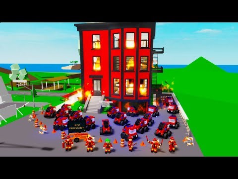 LEGO FIREFIGHTER IN BROOKHAVEN RP!