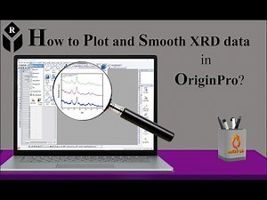 Plotting and Smoothing/normalizing XRD data in OriginPro (0_100)
