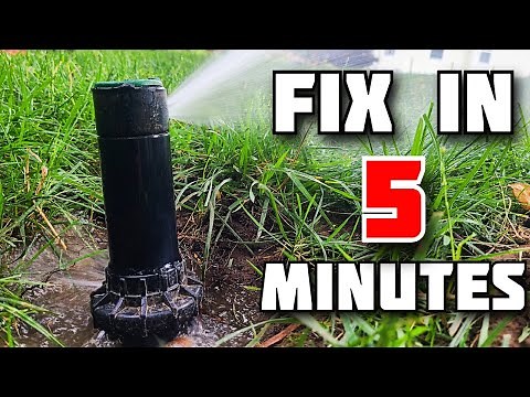 How To Replace A Sprinkler Head In 5 Minutes - Orbit, Hunter, Rainbird