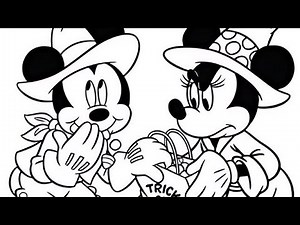 How to Coloring Mickey Mouse Step by Step, Mickey Minnie Mouse Drawing for Kids, Mickey Mouse, 18