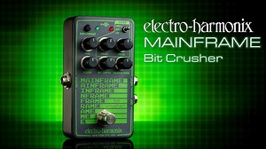 Electro-Harmonix introduces the EHX Mainframe sample rate reducer and bit crusher which enables the user to create “old-school” digital audio sounds and fine tune their digital artifacts. The Mainframe is equipped with comprehensive controls and features Sample Rate Reduction ranging from 48kHz to 110Hz, Bit Depth Reduction ranging from 24-bit to 1-bit, and a Selectable High/Low/Band-Pass filter. The unique Sample Rate Tuning Mode sets the sample rate to match the key of a song, or continually a