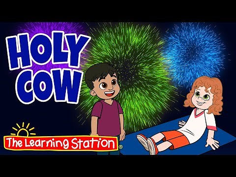 Holy Cow ♫ 4th Of July Song ♫ Independence Day ♫ Fireworks ♫ America ♫ Songs by The Learning Station