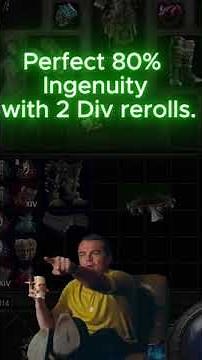 🤯 PERFECT Ingenuity belt reroll, Divine + Vaal Orb. Luck or Disaster? | Path of Exile 2