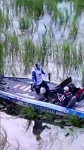 Drone view of Jacob Wheeler in Saginaw Bay’s ‘bass fishing paradise’