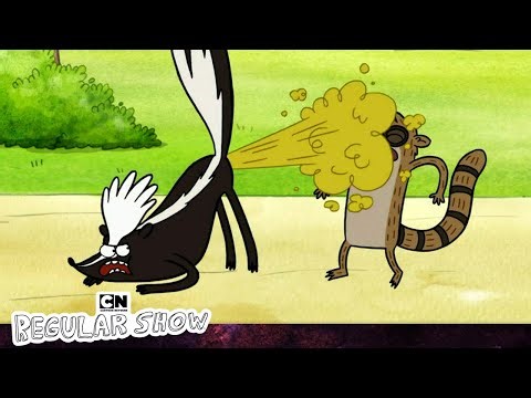Rigby VS WEREskunk 🤢 | Regular Show | Cartoon Network
