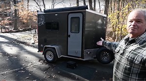 We’re in awe of this smart 5x8 cargo trailer camper setup (video) — Cargo Trailer Campers | DIY Your Own RV