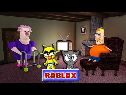 BABY SIMON SPRUNKI vs MR SPRINKLES STEAL GRUMPY GRAN'S CHAIR & REMOTE! #roblox #obby