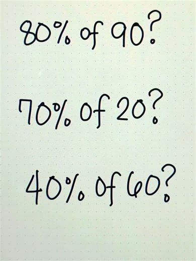 1.1M views · 5.8K reactions | Basic Percentage Hacks That You Need To Know! | Math Tricks Tutorial | Facebook