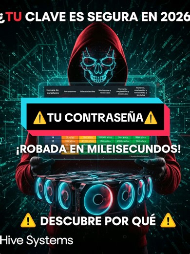 ¿Sabías que 12 tarjetas RTX 5090 pueden romper tu clave en segundos? 🔥 Mira en qué color de la tabla de Hive Systems estás tú. 😱 ¿Sigues usando '123456'? Te leo en los comentarios. 👇 https://www.linkedin.com/posts/dastorga_costofadatabreach-ibm-ciberseguridad-activity-7412488719112335360-CJFv?utm_source=share&utm_medium=member_android&rcm=ACoAAAM7UDIBNPbxv8S0BpgSERvxwAx756N_vEA #Ciberseguridad #Hacker #Tecnologia #Tech #AI