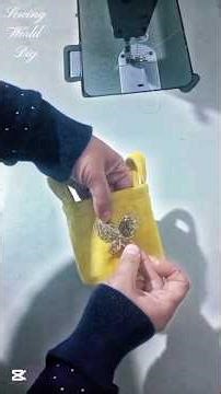 Sew a Cute Fabric Basket in Minutes! ✨