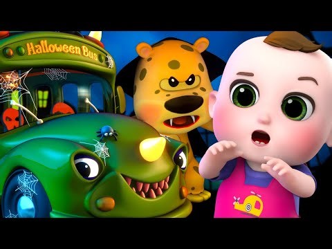 Wheels On The Spooky Bus | Halloween Fun | Nursery Rhymes & Kids Songs | Joyful Jingles