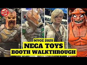 2025 NYCC NECA TOYS BOOTH TOUR! NEW TMNT - PREDATOR - TERRIFIER & MORE!