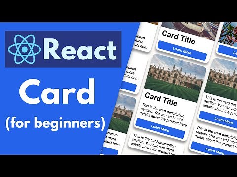 Build a Customizable Card Component in ReactJS – Beginner Friendly Tutorial