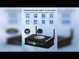 Review: Industrial Mini PC with fan i7 10810U Micro PC Win11 Pro, Dual HD+DP Triple Display 4K...