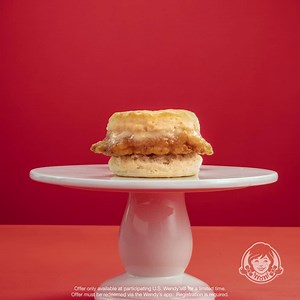 1.5M views · 580 reactions | Mornings taste a little sweeter when you score our Honey Butter Chicken Biscuit for free with purchase in the Wendy's app | Wendy's | Facebook