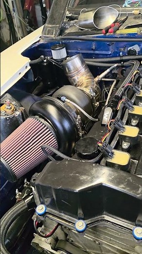 vortec 4200 swapped 240z starting to run better and better