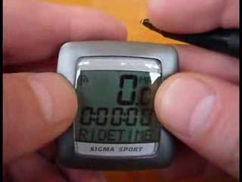 Sigma Sport Bicycle Computer - How to Set Wheel Size
