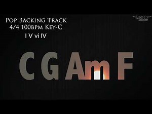 C Backing track Pop [C G Am F]