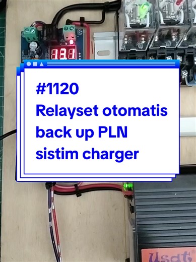 Automated Relay Backup System for PLN and Battery Charging