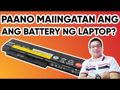 PAANO INGATAN ANG BATTERY NG ATING LAPTOP?