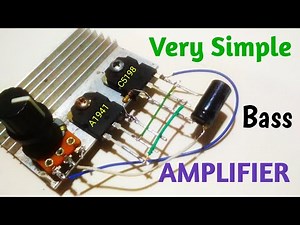 C5198 & A1941.How to make.DIY Powerfull Audio Amplifier using Transistor c5198 and a1941. dc 12v