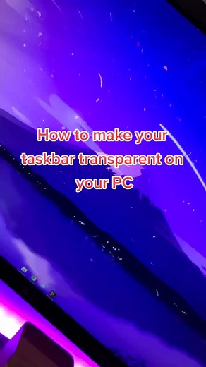How to make your taskbar transparent #pc #pcsetup #pctips #pctipsandtricks #pctutorial #taskbarx #tech #carterpcs #pcbuild