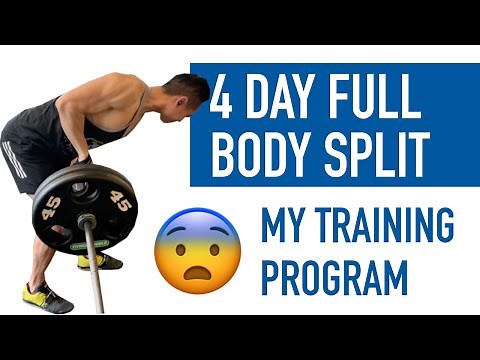 My FULL BODY SPLIT | 4 Day Hypertrophy Program Explained (Advanced)