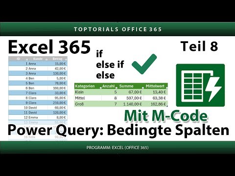Power Query: Conditional Columns with M-Code – Using If/Else Statements Correctly | Excel 365