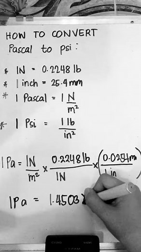 Pascal to psi conversion