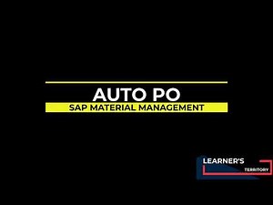 How to create Automatic Purchase Order (Auto PO) in SAP MM? | SAP MM Course