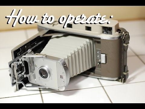 Polaroid Model 800 Land Camera - How to operate