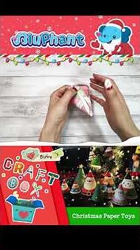 📥 Free Printable Christmas Paper Toys | Cone Santa, Tree, Snowman & Rudolph Crafts for Kids 🎅🏼🎄⛄️🦌