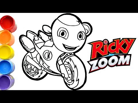 ✅ How to draw RICKY ZOOM step by step ❤️ #RickyZoom ❤️ Coloring Ricky Zoom for kids