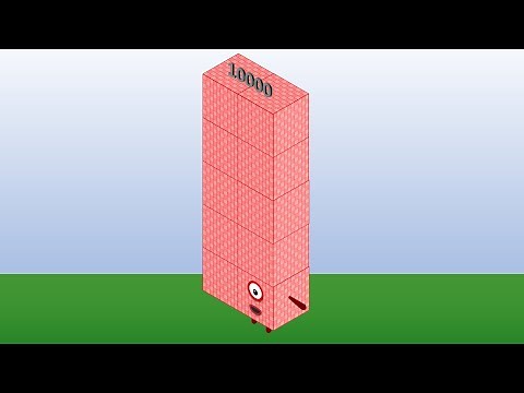 Numberblocks! Let's count to 10000!