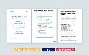 Comment faire un rapport de stage de 3ème ? (Guide)