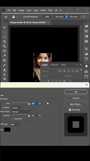 How to Create an Image Border Easily Using Photoshop CC
