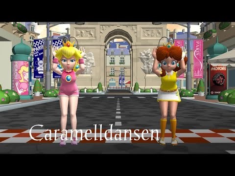 💖 【MMD】 Caramelldansen v3 - Princess Peach & Daisy 💖