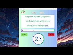 Typing Speed Tester — Real-Time WPM & Accuracy (Tkinter GUI)
