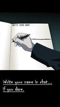 Death Note Name Writing | Dare you to write