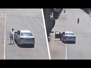 サイドブレーキをかけ忘れた運転手に降りかかった悲劇