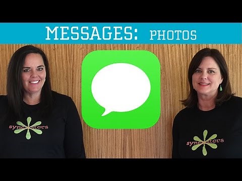 iPhone / iPad Messages - Photos, Adding & Saving