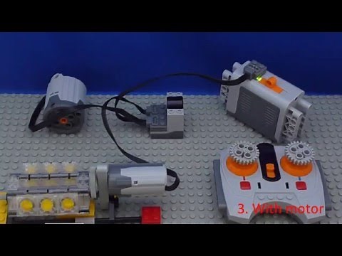 Tutorial: Lego Power Functions - Connect - Motor and Wheel