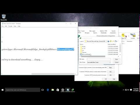 How to Extends IDM with Microsoft edge in windows 10