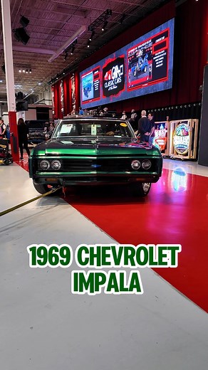 1969 Chevrolet Impala. Numbers Matching 396 CID Big Block Engine. #reels #viralreelsfb #fblifestyle #gaaclassiccars #ChevroletImpala #classiccarauction | 713classiccars