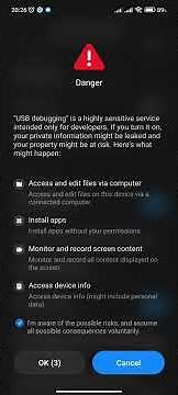 How to enable USB Debugging