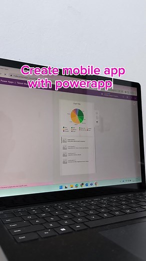 Develop mobile app with microsoft power apps. Do you use power apps in your university or work places? #powerapps #timelaps #microsoft #appdesign